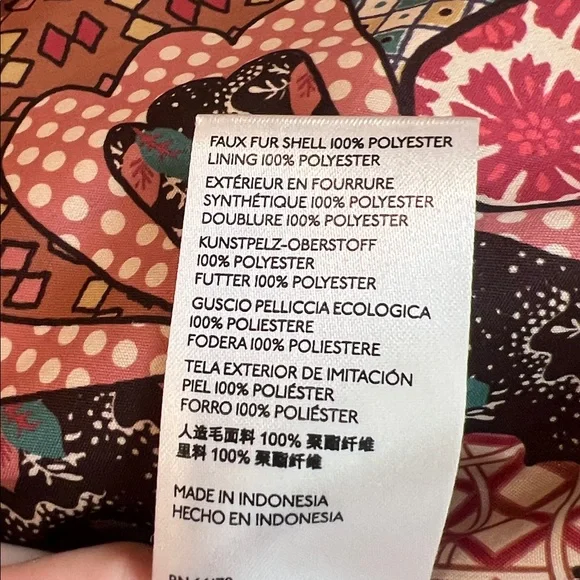 EUC. Free People Lena Teddy Jacket Orangish-red XS - Picture 9 of 11